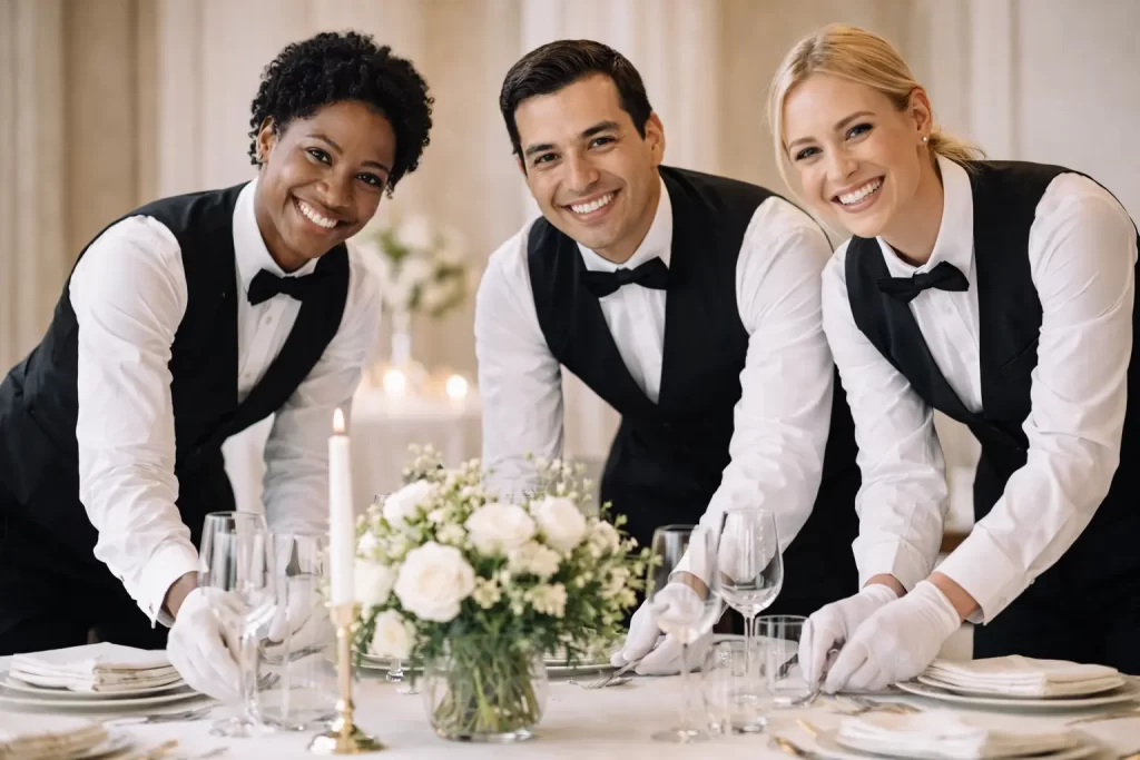event staffing peace of mind at private party